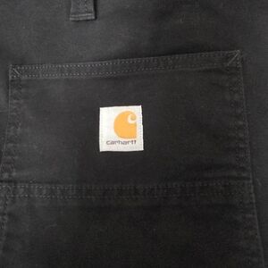 Carhartt Mens Rugged Flex Work Pants Size 46x32 Black Relaxed Fit Canvas NWOT